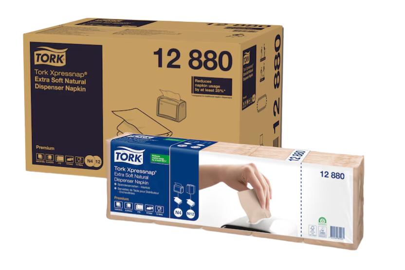 TakeAware.nl Tork Xpressnap Dispenserservet naturel - Gesaneerd = op