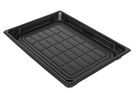 Sushitray + lid 255*187*23mm Combi Box Family-2 Black