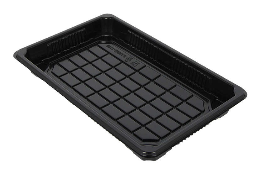 TakeAware.nl Sushi tray HP-09 + deksel 240x150x25mm Zwart