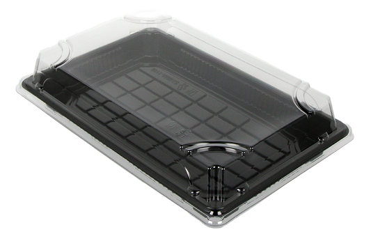 TakeAware.nl Sushi tray HP-09 + deksel 240x150x25mm Zwart