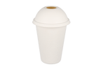 TakeAware.nl Koffiebekers Milkshakebeker klein 360ml 12oz wit suikerriet