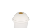 TakeAware.nl Deksels Milkshakebeker Ø90mm suikerriet BIO wit