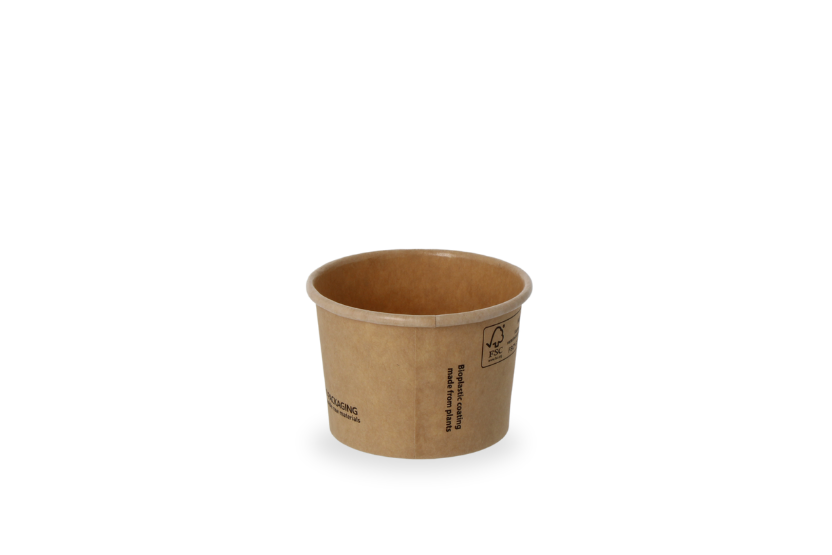 Cardboard Sauce tasse PLA 1 / 1,5oz 30 ml Kraft