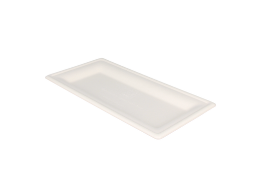 Sugarcane Plate rectangular 13 x 26cm