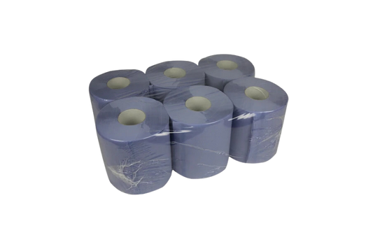 Rouleaux d'essuyage MiDi 1 couche bleu 300m