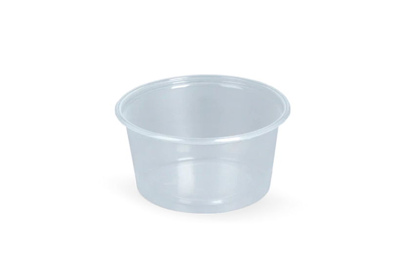 Round container Ø100cc 70mm transparent