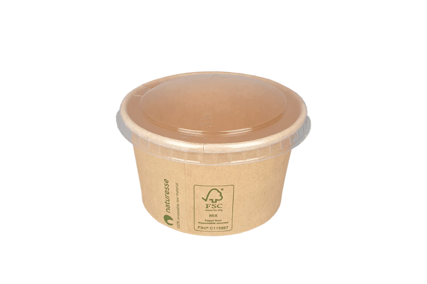 Container 150cc Ø85mm 5oz cardboard kraft BIO