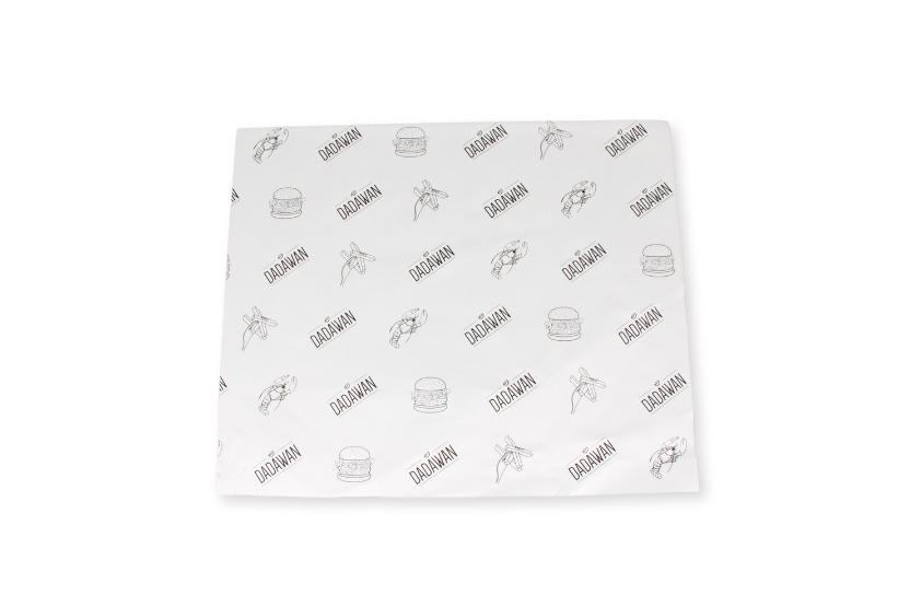 White Greaseproof paper 33x40cm-55gsm-dadawan custom