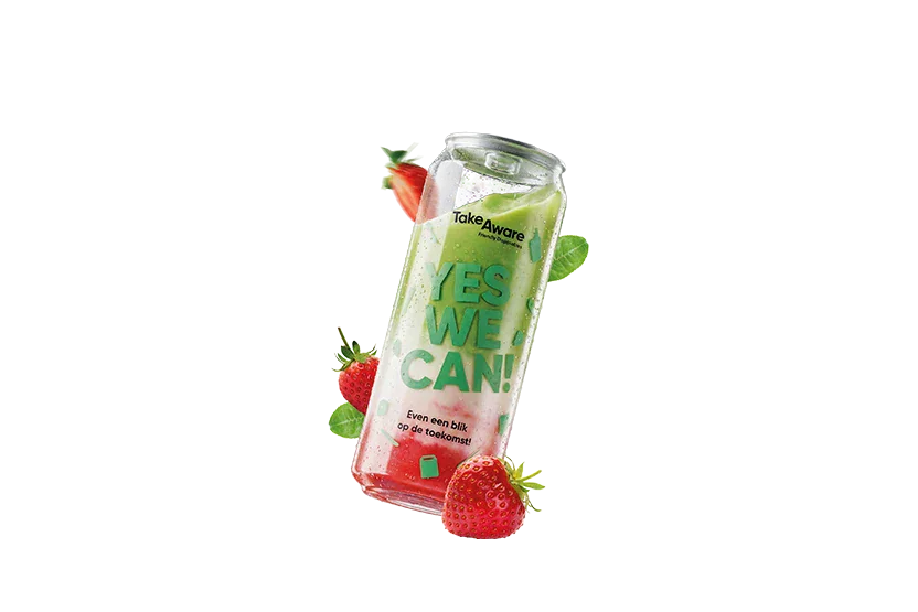 takeaware.nl Saus- en amusebakjes Bedrukte PET Cans