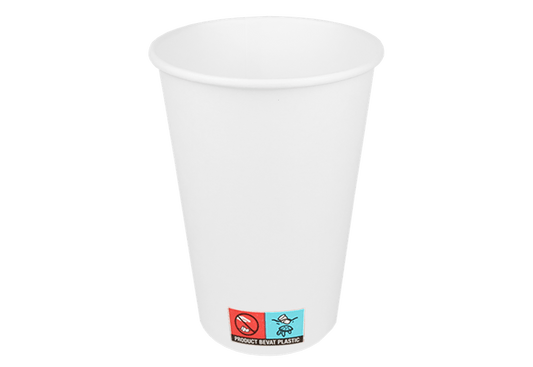 Coffee cup 180cc 7.5OZ 70mm Cardon White Low PE