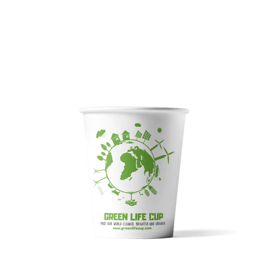 Coffee cup 180cc 7.5OZ 70mm FSC - Bio Green -1000PCS