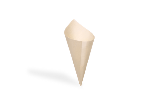 Wooden cone bag 130mm medium 100%FSC® BIO