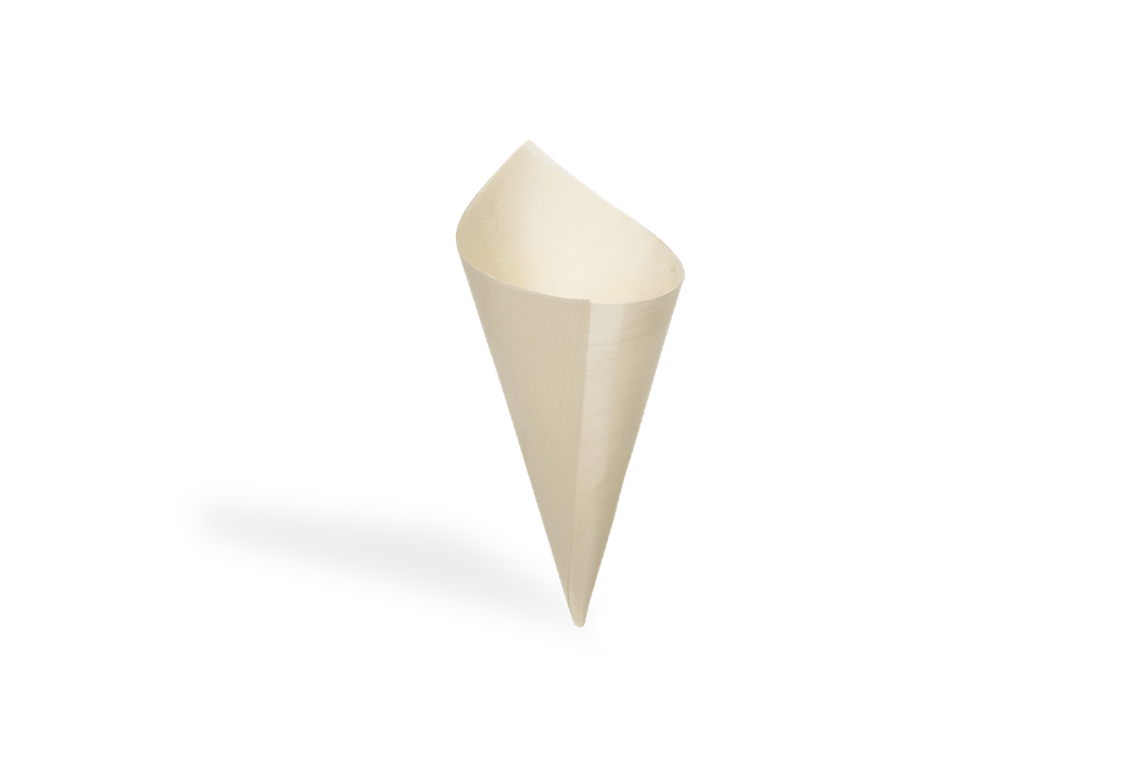 Wooden cone bag 170mm large BIO