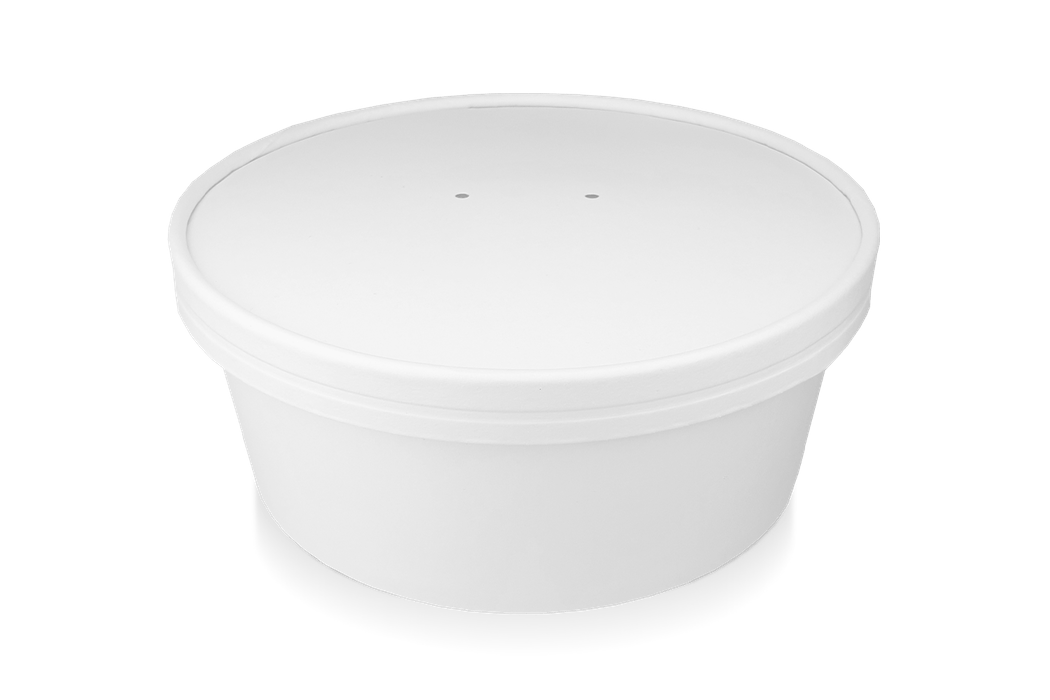Salad Poke Bowl 1300ml 40oz Ø184mm white BIO