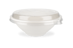takeaware.nl Saladebakken en bowls Deksel Bowl 800-1200ml Ø195mm transparant