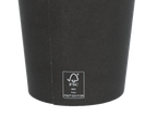 takeaware.nl Koffiebekers Kartonnen koffiebeker 180cc 7.5oz zwart gecertificeerd