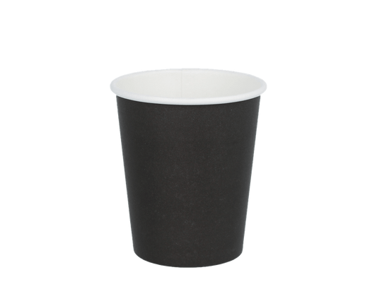 Coffee cup 230cc 8oz Ø80mm cardboard black FSC®Mix