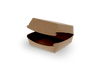 Hamburger box Large kraft BIO