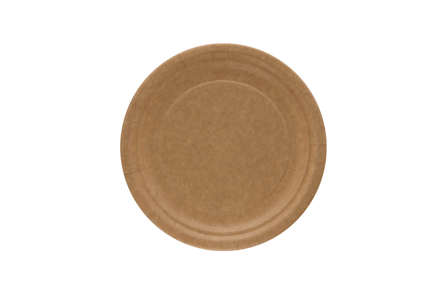 Plate Ø18cm Kraft cardboard BIO