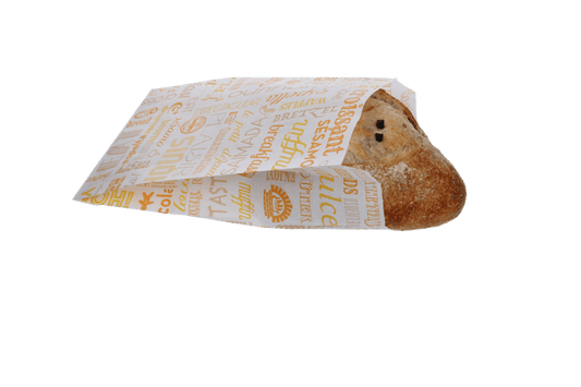 Bread bag Parole 14+7x22cm paper BIO
