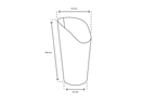 takeaware.nl Friet- en snackbakjes Wrap snackbeker groot Kraft