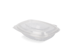 takeaware.nl Saladebakken en bowls Saladebakje met klapdeksel 250 ml BIO