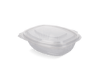 takeaware.nl Saladebakken en bowls Saladebakje met klapdeksel 375ml BIO
