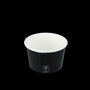 Ice cream cup 120ml Ø78mm 4oz FSC®Mix cardboard black