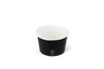 Ice cream cup 120ml Ø78mm 4oz FSC®Mix cardboard black