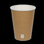 Coffee cup 360cc 12oz Ø90mm FSC®Mix kraft brown