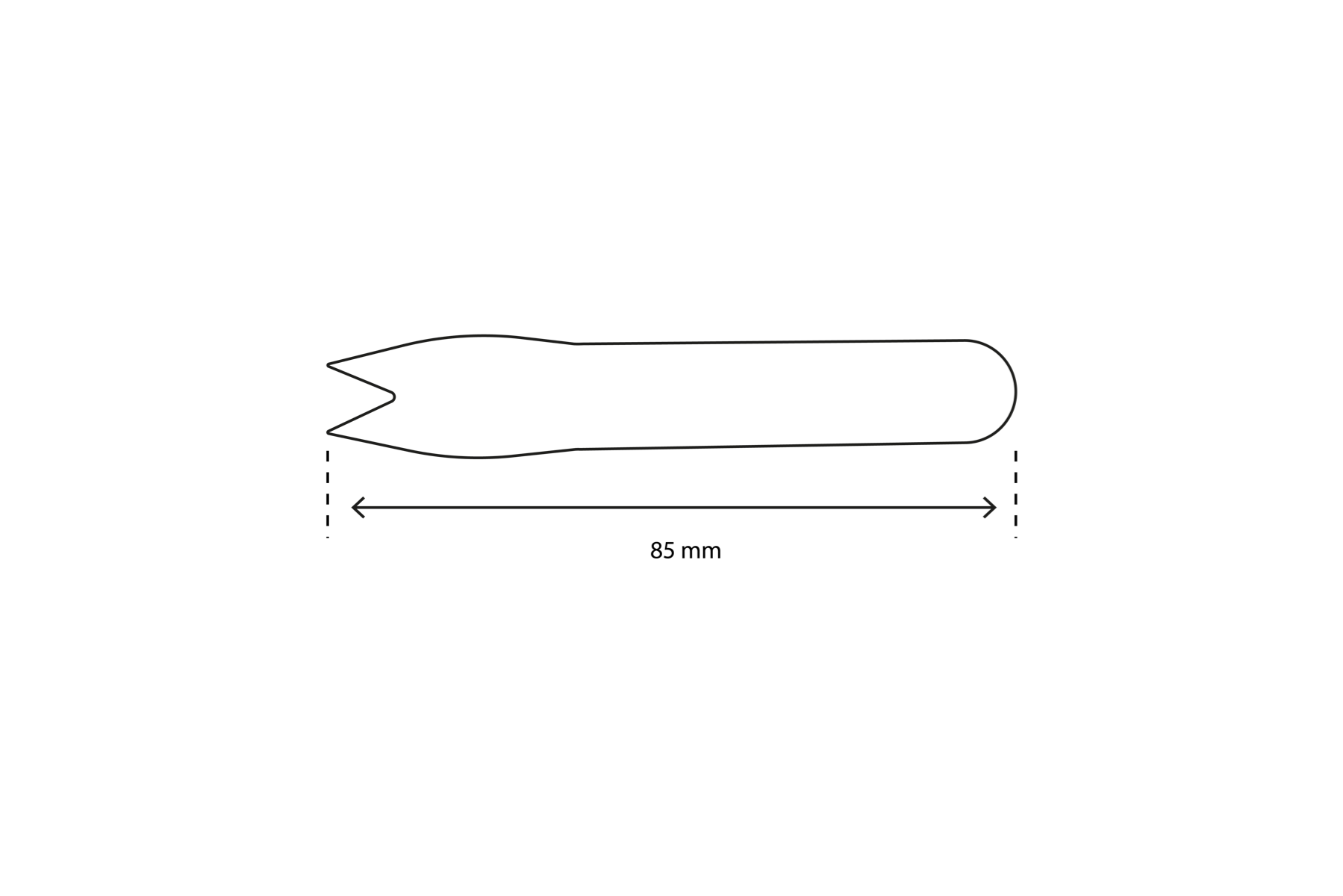 takeaware.nl Bestek Houten snackvork 85mm FSC® BIO