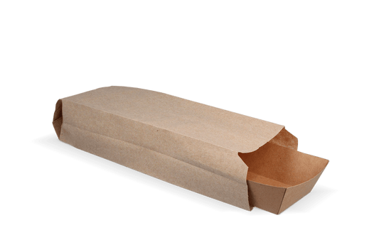 takeaware.nl Papieren zakken Snackzakken nr 11 (frikandel)  Kraft 50gr |  10kg