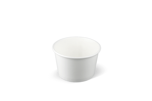 Ice cream cup 120ml Ø78mm 4oz cardboard white