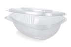 takeaware.nl Saladebakken en bowls Saladebakje met klapdeksel 1000 ml rPET