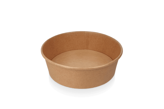 takeaware.nl Saladebakken en bowls Salade Poke Bowl 500ml 20oz Ø148mm kraft