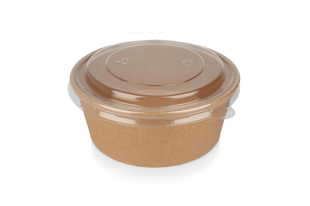 takeaware.nl Saladebakken en bowls Salade Poke Bowl 750ml 26oz Ø148mm kraft