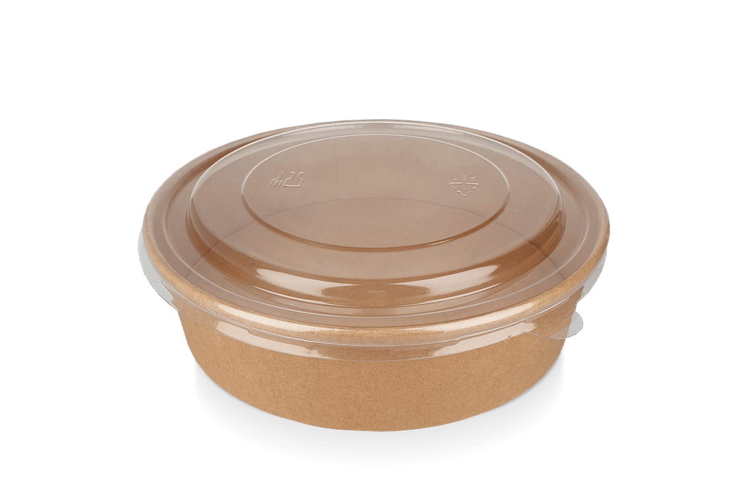 takeaware.nl Saladebakken en bowls Salade Poke Bowl 900ml 30oz Ø184mm kraft