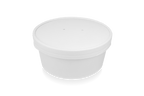 takeaware.nl Saladebakken en bowls Deksel Bowl 500-750-1000ml Ø148mm wit BIO