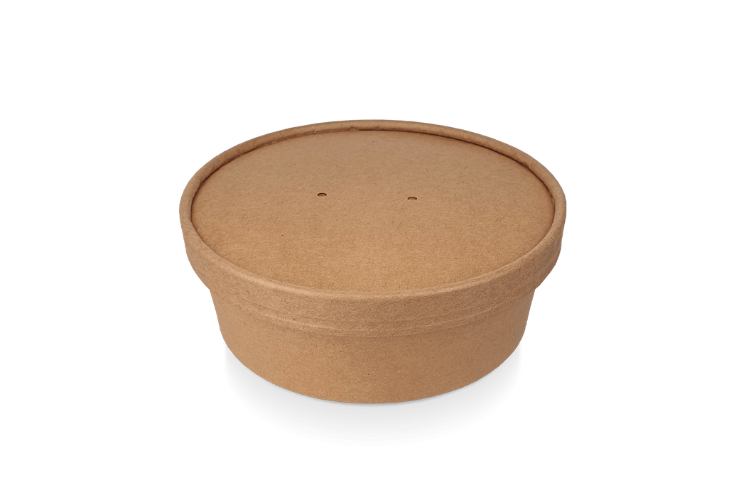 takeaware.nl Saladebakken en bowls Deksel Bowl 500-750-1000ml Ø148mm kraft