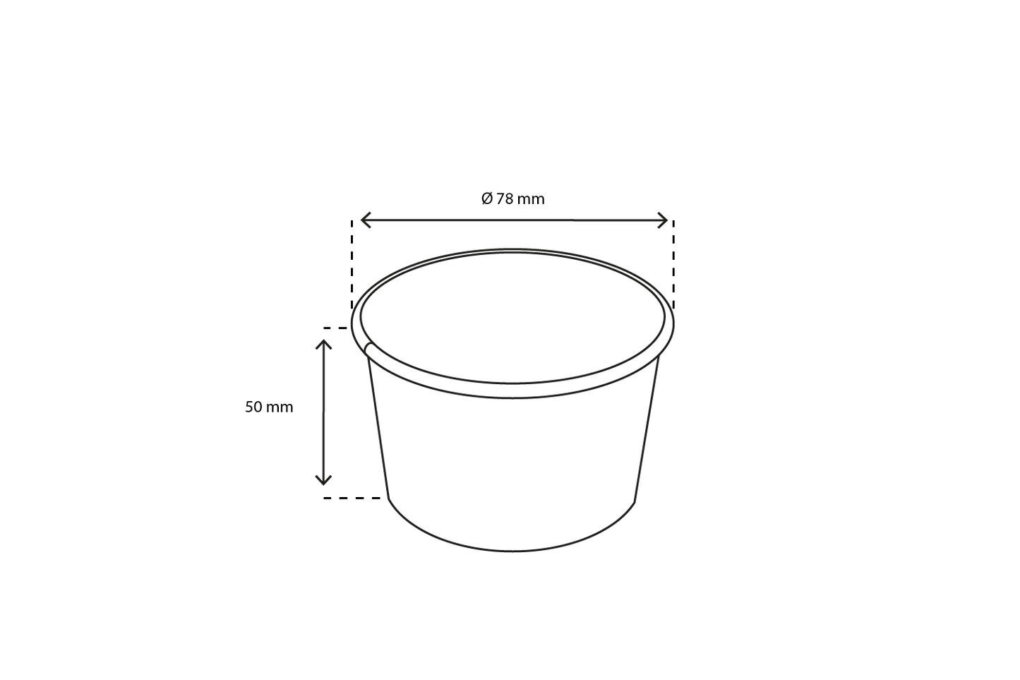 takeaware.nl IJsbekers IJsbeker 120ml Ø78mm 4oz karton GELATO