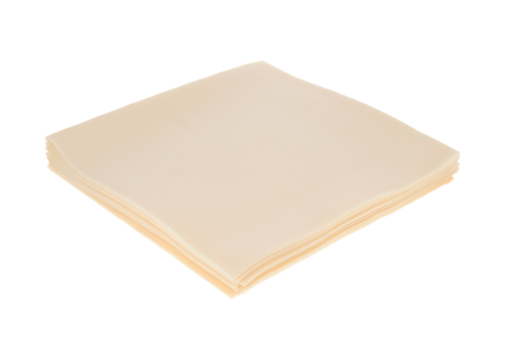 takeaware.nl Servetten Servet Airlaid 1/4 vouw 40x40cm Papier creme BIO