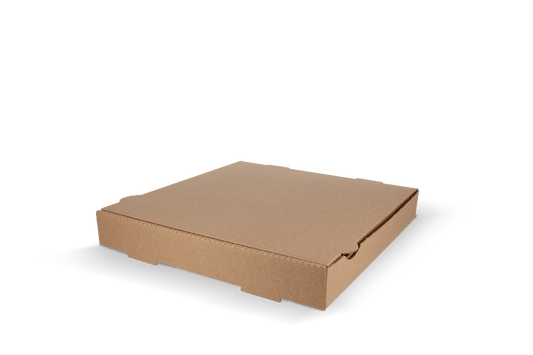 Pizza boxes 29x29x4,2cm kraft brown BIO