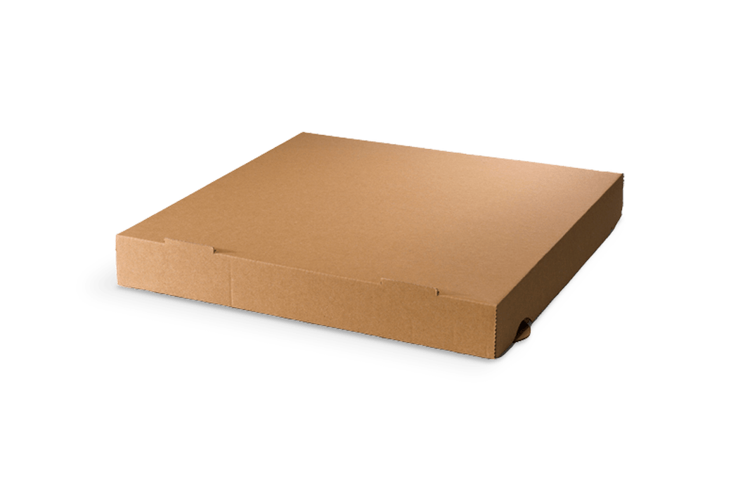 Pizza boxes 32x32x4,2cm kraft brown BIO