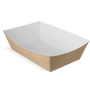 Chips tray A13 kraft/white BIO