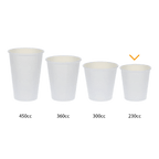 takeaware.nl Koffiebekers Kartonnen koffiebeker 230cc 8oz gestreept