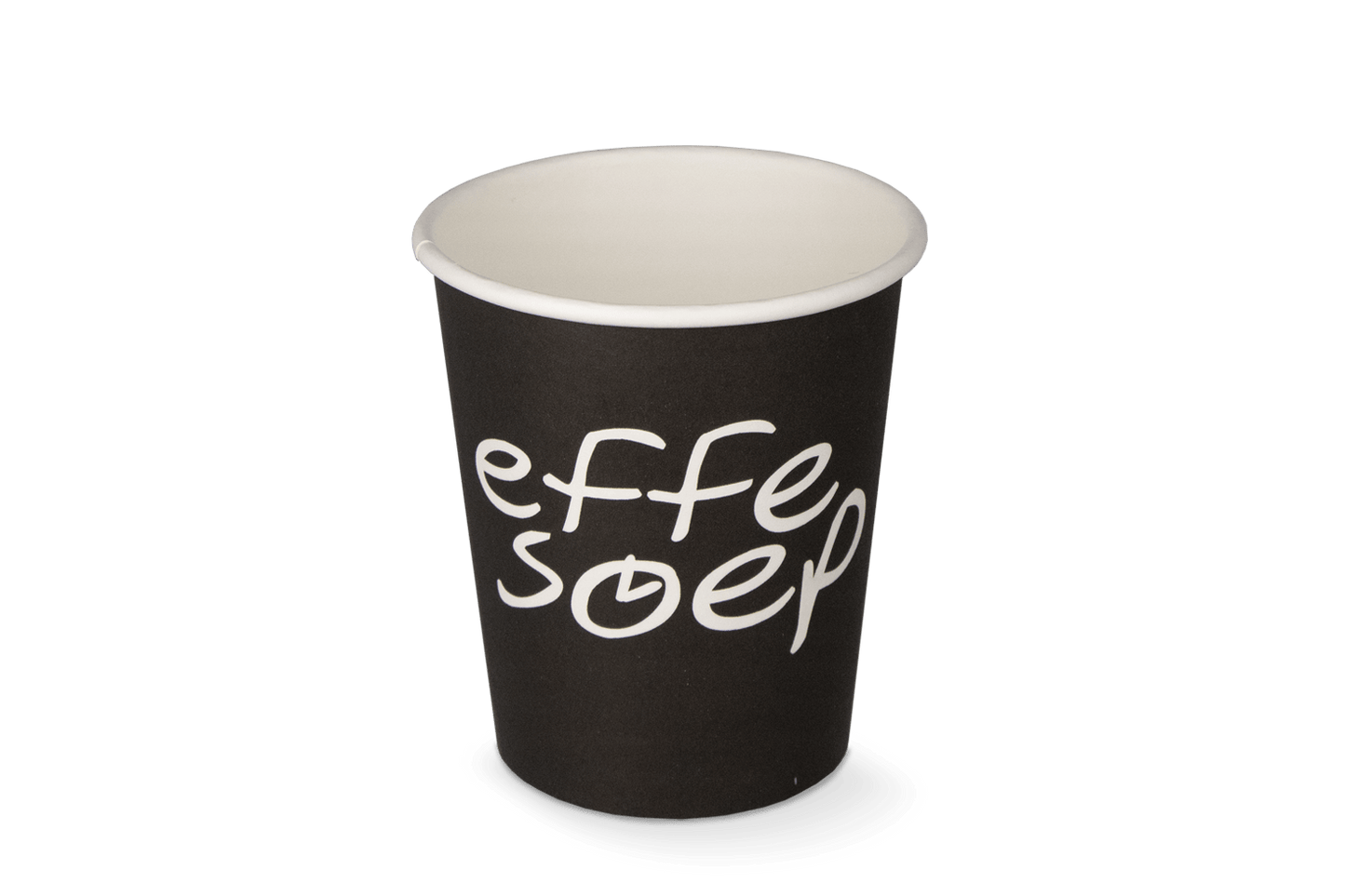 takeaware.nl Koffiebekers Koffiebeker 230cc/8oz SW - Effe Soep custom