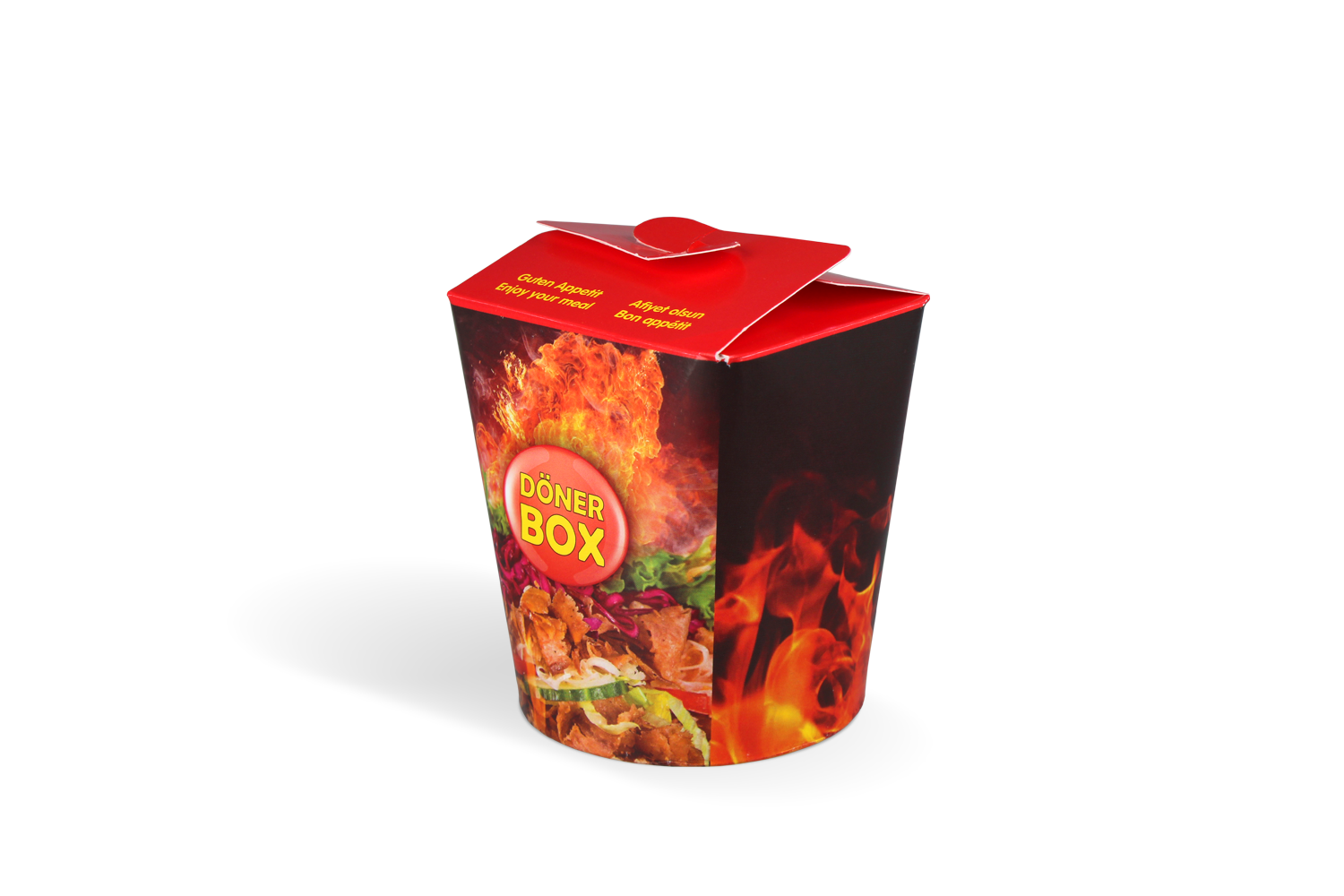 takeaware.nl Wok to go bekers Döner box 16oz 400ml karton