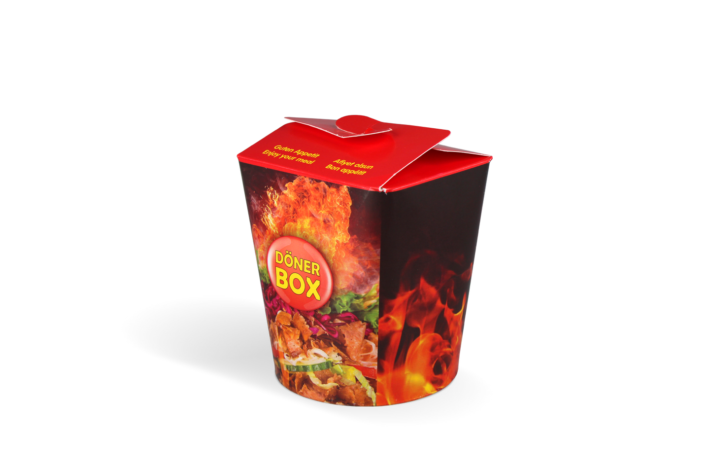 takeaware.nl Wok to go bekers Döner box 16oz 400ml karton