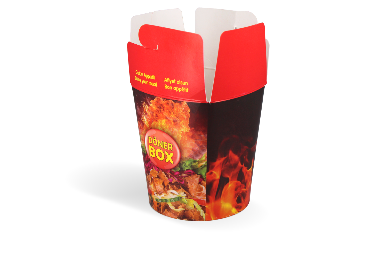 takeaware.nl Wok to go bekers Döner box 16oz 400ml karton