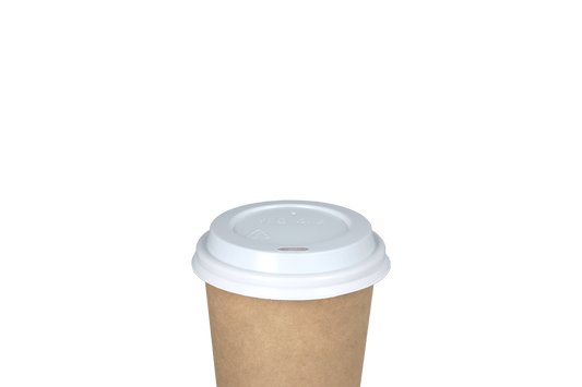 Coffee cup lids white Ø63mm